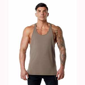 Débardeurs de sport pour hommes, 65% coton 35% polyester, pour la course, la musculation et la gym - Promotion exceptionnelle - Product Image 1