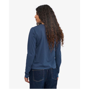 Camiseta de Manga Larga para Mujer, Talla Grande, Algodón Preencogido, Blusa Ajustada, Moda Otoñal - Product Image 4