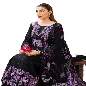 Trajes Anarkali bordados de lujo Venta con descuento en toda la venta Ropa india y pakistaní para mujeres para bodas-Ramsha - Product Image 1