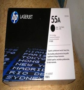 Cartouche de toner laser noir 55A CE255A compatible avec LaserJet P3015 P3015d P3015dn, fourniture d'impression à haut rendement - Product Image 3