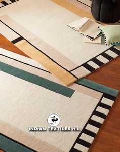 Alfombra de Lana Hecha a Mano con Diseño Personalizado de Lujo, Alfombra Hecha a Mano al por Mayor para Sala de Estar, para INDIAN TEXTILES H/L - Product Image 3