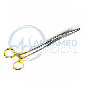 Portaagujas Bozeman de Alta Calidad, 20 cm, Mango Dorado TC, Acero Inoxidable, Instrumento Quirúrgico Dental Reutilizable, Certificado CE - Product Image 3