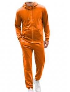 ชุดวอร์มผู้ชายสไตล์คลาสสิคใหม่ สำหรับฤดูใบไม้ร่วงและฤดูหนาว ไซส์ใหญ่ มีฮู้ด สวมใส่สบาย ผลิตจากผ้าฝ้าย 100% แห้งเร็ว - Product Image 3