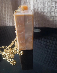 Resin Stone Clutch Purse Women Sling Bag Bridal Handbags Eco-Friendly Model India Handmade MULTI CRAFT - Product Image 3