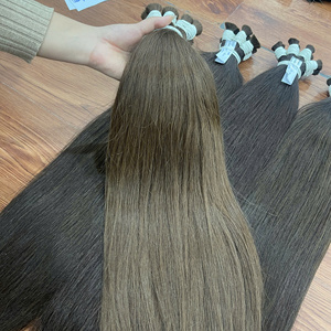 Cabello humano a granel de muy alta calidad, las mejores extensiones de cabello, hermosas, muy brillantes y suaves, fáciles de aplicar, lisas y naturales. - Product Image 3