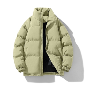 Chaqueta Acolchada Personalizada para Hombre, al por Mayor, Resistente al Viento, de Secado Rápido, con Exterior de Spandex, Relleno de Poliéster, Capucha y Logotipo Impreso, para Invierno - Product Image 3