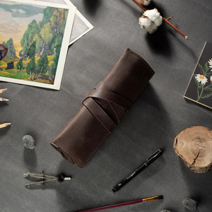 Porte-crayons en cuir de haute qualité, organiseur professionnel pour artistes, outil de dessin, fabrication OEM ODM, en vente à prix abordable - Product Image 2
