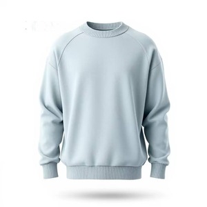 Sweat-shirt unisexe à col en V et manches raglan, doublé, séchage rapide, écologique, été, 300g, jersey polyester/coton, coupe classique - Product Image 5