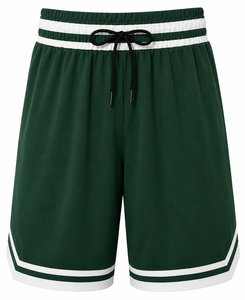 Shorts Bermuda bleus pour hommes à rayures blanches, séchage rapide, taille à cordon, vêtements de sport décontractés, tenue d'été pour équipes sportives - Product Image 4