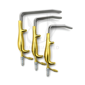 Nuevo Retractor de Senos Ferriera para Cirugía Plástica con Iluminación de Fibra Óptica, 3 Piezas, Tamaño de la Hoja 190mm X 36mm, Certificado CE, Manual - Product Image 5
