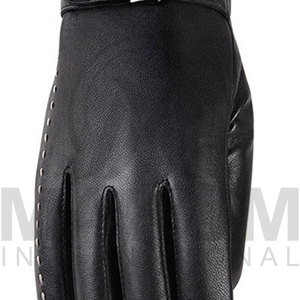 Guantes de cuero puro para fiestas y conducción, para hombres y mujeres, a precios muy económicos. - Product Image 6