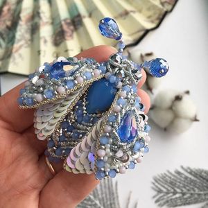 MD HANDICRAFTS Handmade Fashion Embroidery Beaded Brooch with Fine Craftsmanship for Children's & Women's Wedding Occasions - Product Image 6