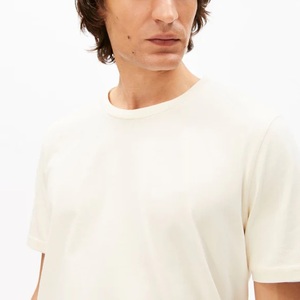 T-shirt pour homme 100% coton, logo brodé personnalisé, manches courtes, coupe ample, séchage rapide, imprimé tricoté, chemises personnalisables pour homme - Product Image 3