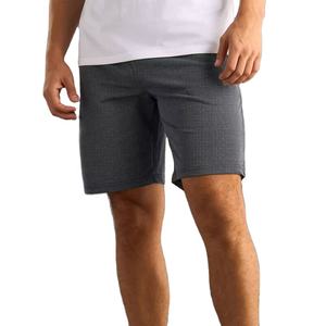 Moderno para hombre de poliéster/mezcla de algodón de talla grande impreso ajuste relajado salón doble conjunto blanco cuello camiseta azul marino raya + Pantalones cortos grises verano - Product Image 3