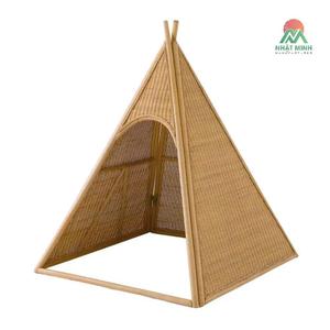 NHAT MINH Rattan <b>Kids</b> Teepee Play <b>Tent</b> Scandinavian Design Eco-Friendly For Babies And <b>Kids</b> - Product Image 1