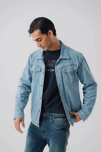 Solid Color Latest Design <b>Men</b> <b>Denim</b> <b>Jacket</b> Custom Fit <b>Jacket</b> <b>Men</b> Brand Stylish Jeans <b>Jacket</b> <b>Denim's</b> <b>Men</b> Good Breathable - Product Image 3