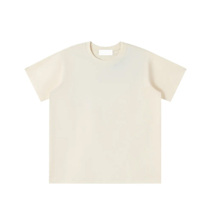 T-shirt à manches courtes pour homme, col rond, coupe classique, décontracté, tricoté, couleur unie, design épuré, coton/fibre de bambou, anti-boulochage - Product Image 1