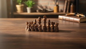 ILAHI's Eco-Friendly Rustic Polished Rectangle <b>Chess</b> <b>Board</b> Game 100% Handmade Pure Wood Animal/Love Style Customized Size <b>Chess</b> - Product Image 4