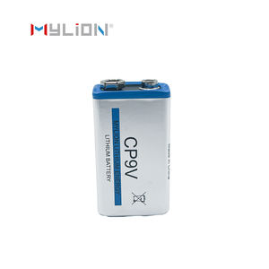 Batterie au lithium haute capacité CP9V 9V 1200mAh pour détecteur de fumée, alarme de sécurité - Product Image 1