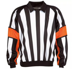 New High Quality Custom Plus Size Full Sleeve Polyester Mesh Sublimated Ice Hockey <b>Referee</b> Jersey Front Anti-Bacterial Men - Product Image 5