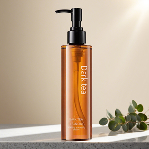 Venta al por mayor OEM ODM 200ml extracto de té negro orgánico aceite <span class=keywords><strong>desmaquillante</strong></span> vegano a base de hierbas suave limpieza cuidado de la piel refrescante - Product Image 1