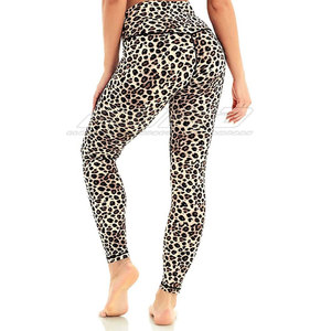 Leggings tendance à sublimation, pantalon de sport imprimé intégral, leggings de yoga, matière douce, respirante et extensible - Product Image 4