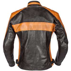 Chaqueta de Motocicleta de Cuero Premium para Hombre con Diseño Dinámico y Elegante, Equipo de Protección para Motociclismo, Perfecta para Motocicletas Deportivas - Product Image 3