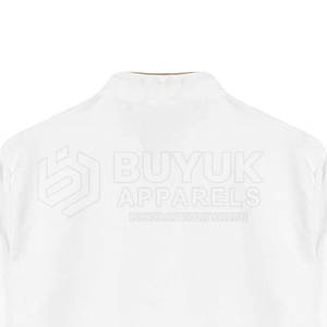 Chaqueta de Chef, Ropa de Trabajo Culinaria Duradera, Transpirable y Antimanchas, Uniforme de Cocina Profesional de Manga Larga, Poliéster/Algodón - Product Image 6