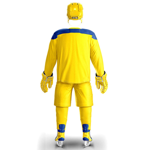 Servicio OEM al por Mayor, Uniformes de Hockey sobre Hielo para Adultos con Logotipo Personalizado de Primera Calidad, 100% Poliéster Antibacteriano - Product Image 6