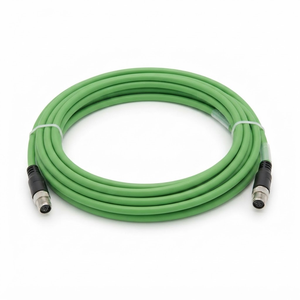 Cable de Alimentación 6ES7194-2MH03-1AA0 ET200AL, Macho M8 a Hembra M8, 4 Pines, 0.3M, Cable PUR, 24V CC, IP65 IP67 - Product Image 1
