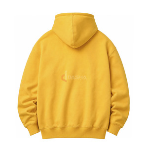 Sweat à capuche épais en molleton bouclette pour homme, coupe oversize à épaules tombantes, logo personnalisé, coton de haute qualité, vente en gros OEM - Product Image 2
