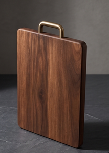 เขียงไม้มะม่วงขายส่ง เขียงไม้ธรรมชาติ ถาดเสิร์ฟพร้อมหูหิ้วโลหะ - Product Image 4