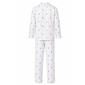 Conjunto de Pijamas de 2 Piezas para Hombre, Manga Larga, Verano, Transpirable, Poliéster/Algodón, Casual, Servicio OEM - Product Image 2