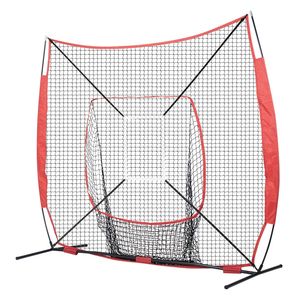 Rete Portatile 7x7 piedi per Allenamento di Baseball e Softball: Attrezzatura per Battuta, Ricezione, Lancio e Protezione Posteriore - Product Image 6