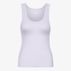 Débardeurs pour femmes en dentelle, à franges et rubans, en coton et élasthanne, écologiques, respirants, vente en gros, faible MOQ pour vêtements de sport - Product Image 6