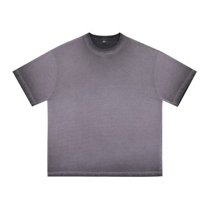T-shirt surdimensionné personnalisé pour homme, impression de logo, 100% coton, col ajusté, t-shirt grande taille, t-shirts amples - Product Image 5