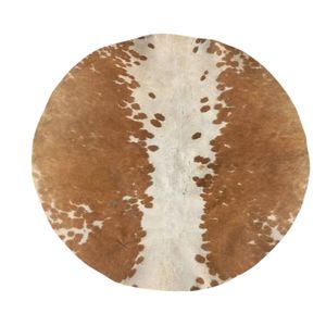 Handpicked in small batches from a variety of Goat Farmers round cowhide table centrepiece or placema <b>Drums</b> Skins - Product Image 1