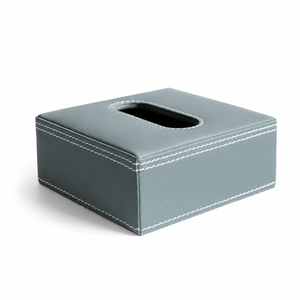 Ensemble de couvre-boîtes à mouchoirs en cuir, design moderne rond et rectangulaire, distributeur de mouchoirs pour voiture, hôtel et bureau - Product Image 2