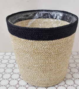 Sac à linge élégant et écologique en jute avec logo imprimé pour la promotion de la marque - Product Image 1