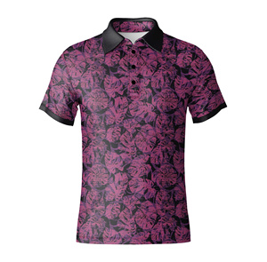 Chemise de golf pour homme de haute qualité, motif personnalisé, jersey en polyester et élasthanne, séchage rapide, respirante, fabriquée au Vietnam - Product Image 3