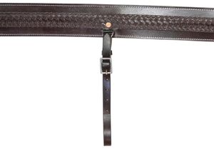 Circunferencia de caballo occidental de cuero Premium genuino Cinch Logo personalizado Circunferencia de sillín suave para montar ecuestre - Product Image 2