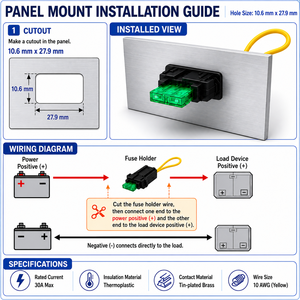 Porte-fusible à montage sur panneau - Product Image 3