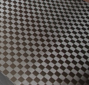 Tissu en fibre de carbone jacquard et cuir - Product Image 1