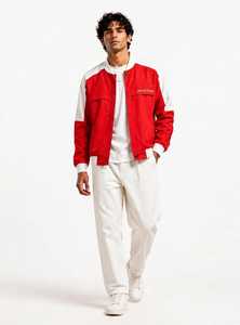 Veste à capuche zippée pour homme, coupe décontractée, manches longues, noir beige - Product Image 4