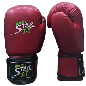 Guantes de boxeo para hombre, de cuero sintético, personalizados, alta calidad, para competición, MMA Sports, 14 Oz PK - Product Image 2