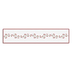 100% Cotton Cherry Embroidered Best <b>Table</b> <b>Runner</b> For Dining <b>Table</b> Christmas Decoration <b>Table</b> <b>Runner</b> Customizable in India - Product Image 4