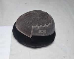 ทูเป้ผมแท้ 100% รุ่น Q6 สำหรับผู้ชาย ผมอินเดียแบบเรมี่ ดีไซน์กลาง/ตรงกลาง ยี่ห้อ Taz Hair BD - Product Image 5