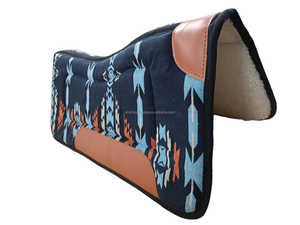 ผ้าฝ้ายออกแบบใหม่อย่างชาญฉลาด Navajo อานม้าแผ่นหนังแท้สีน้ำตาลหนังอินเดียขนาด30x3 0/32X32ปรับแต่ง OEM/ODM - Product Image 2