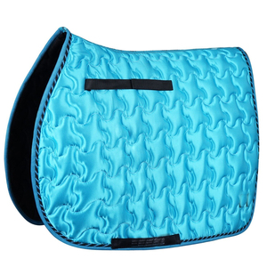 Tapis de selle d'équitation western de haute qualité pour le saut d'obstacles, doublure polaire, sangle de selle, service OEM personnalisé, matériau en laine - Product Image 6