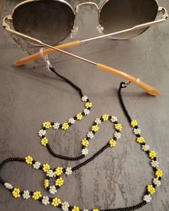 Colorful Floral Embroidery Beaded <b>Lanyard</b> <b>for</b> ID Cards <b>Keys</b> and Accessories - Product Image 2